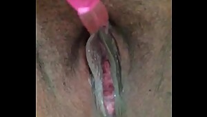 Latina wet pussy dripping &_ squirts