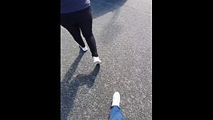 Step Mom Reveals her Huge Ass in Public in front of step son