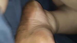 Licking dirty feet: foot fetish
