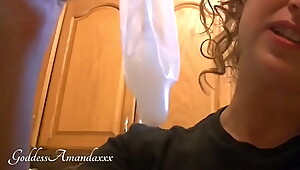 Clean Up Condom Time with GoddessAmandaxxx