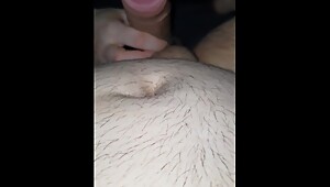 Step mom passionate Blowjob with Cum in Mouth in the Middle of the night with step son
