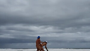 Hot wife fucked on the beach :-)