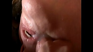 Watch as a cum shot shoots across my lips in slow motion as I masturbate!