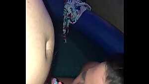 Wife gives me a bj in the pool