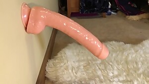 Hardcore Mature Milf EXTREME Dildo Ride & BJ Tease (15+min video Onlyfans)