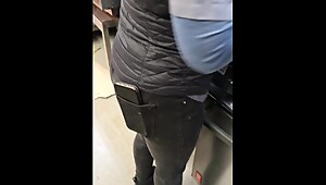 Step mom and step son have Strong Erection and fuck in the kitchen