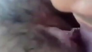 licking wife pussy