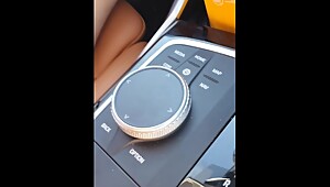 Step mom Tinder's first Date Ended up with Hot Public Car fuck (screaming anal orgasm)