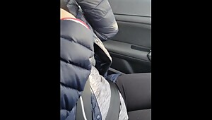 Step mom get fucked in the car by Pakistan step son