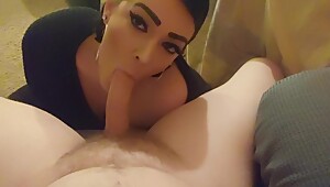 Horny housewife craves cum