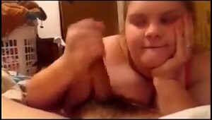 Wife Give Husband Sloppy Blowjob And Swallow Mouth Full Of Cum