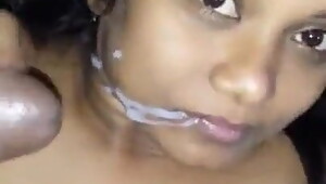 Indian wife fucked and cum on face