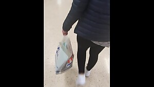 Lesbian step mom tits flash in public supermarket get fucked by step son