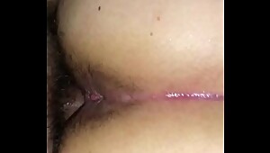 Vacation anal play with wife and cumshot